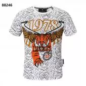 philipp plein t-shirt original tiger fly 1978 white